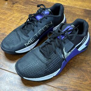 Nike Metcon 8 AMP Shoes Mens Size 11 Black Purple Training Sneakers DV4382-007